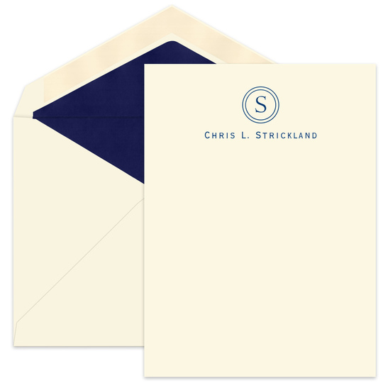 Marshall Vertical Flat Note Cards